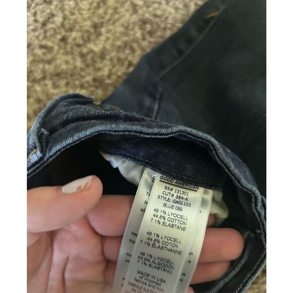 Good American Good Legs Dark Wash Size 4 Skinny Jeans - Picture 12 of 12